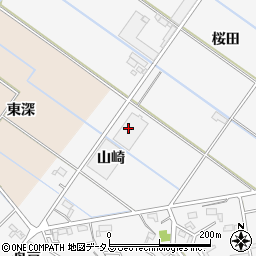 愛知県西尾市吉良町友国山崎6周辺の地図
