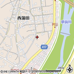 兵庫県姫路市広畑区西蒲田1122周辺の地図