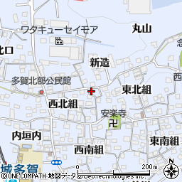 京都府綴喜郡井手町多賀西北組3周辺の地図