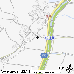 岡山県岡山市北区御津新庄1718周辺の地図