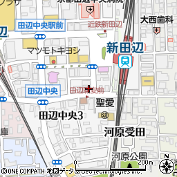 田辺警察署田辺駅前交番周辺の地図