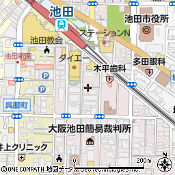 スギ薬局 池田駅前店周辺の地図