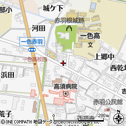愛知県西尾市一色町赤羽上郷中18周辺の地図