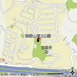 御殿山第3公園周辺の地図