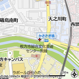 大阪府枚方市磯島南町3周辺の地図