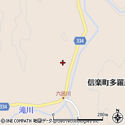 滋賀県甲賀市信楽町多羅尾1141周辺の地図