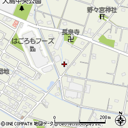 静岡県焼津市大島1098周辺の地図