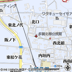 京都府綴喜郡井手町多賀西北組36周辺の地図