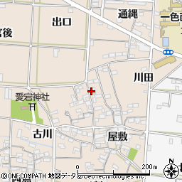 愛知県西尾市一色町治明屋敷26周辺の地図