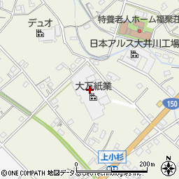 静岡県焼津市上小杉792-1周辺の地図
