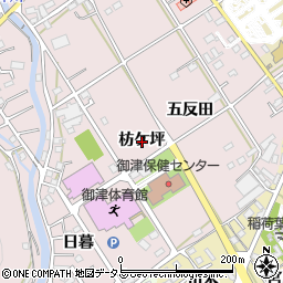 愛知県豊川市御津町広石枋ケ坪周辺の地図