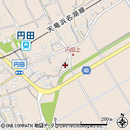 静岡県周智郡森町円田741-1周辺の地図