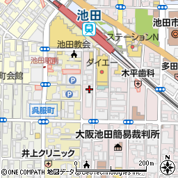 ル・クールド・ラメール池田店周辺の地図