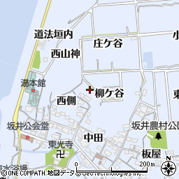 愛知県常滑市坂井周辺の地図