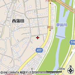 兵庫県姫路市広畑区西蒲田1111周辺の地図