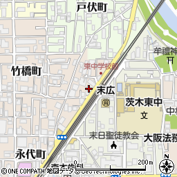 高槻茨木線周辺の地図