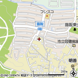 ナーシングホーム十和音藤阪周辺の地図