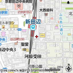 京都府京田辺市河原食田10-63周辺の地図
