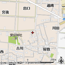 愛知県西尾市一色町治明屋敷8周辺の地図