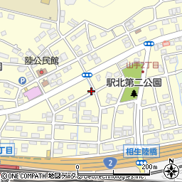 兵庫県相生市山手周辺の地図