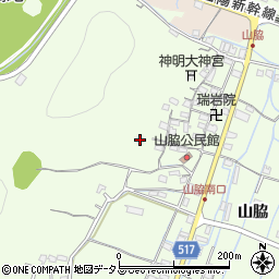 兵庫県姫路市四郷町山脇周辺の地図