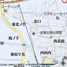 京都府綴喜郡井手町多賀阪ノ下1周辺の地図
