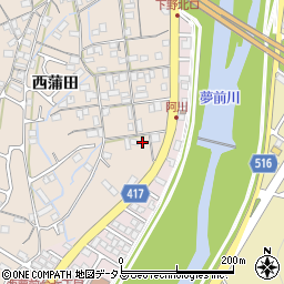 兵庫県姫路市広畑区西蒲田1114周辺の地図