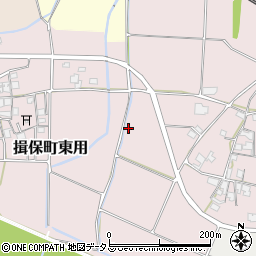兵庫県たつの市揖保町東用周辺の地図