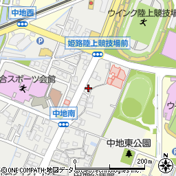 兵庫県姫路市中地342周辺の地図