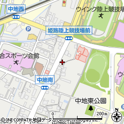 兵庫県姫路市中地342周辺の地図