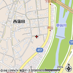 兵庫県姫路市広畑区西蒲田1110周辺の地図