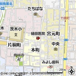 樋田医院周辺の地図