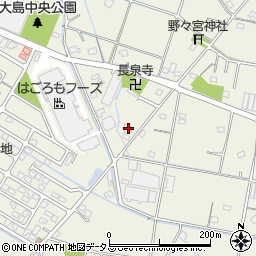 静岡県焼津市大島1095周辺の地図