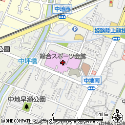 兵庫県姫路市中地453周辺の地図