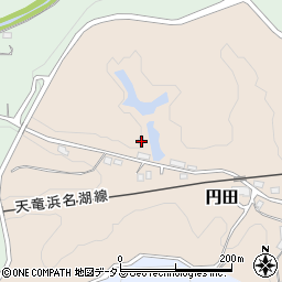 静岡県周智郡森町円田1232周辺の地図