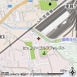 山本南公園周辺の地図