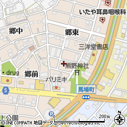 愛知県豊川市馬場町宮脇124周辺の地図