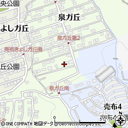兵庫県宝塚市泉ガ丘周辺の地図