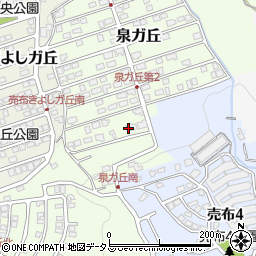 兵庫県宝塚市泉ガ丘周辺の地図