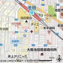 たつなみ薬局池田駅前店周辺の地図