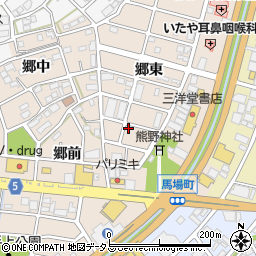 愛知県豊川市馬場町宮脇122周辺の地図