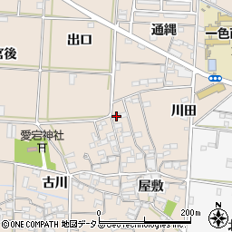 愛知県西尾市一色町治明屋敷29周辺の地図