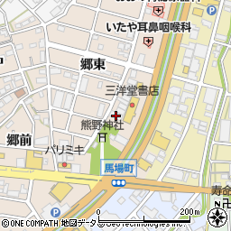 愛知県豊川市馬場町宮脇180周辺の地図