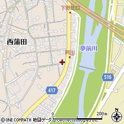 兵庫県姫路市広畑区西蒲田1098周辺の地図