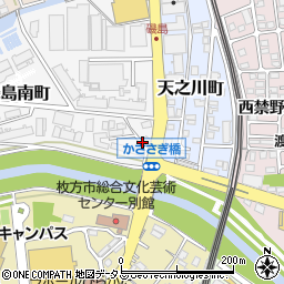 大阪府枚方市磯島南町1周辺の地図