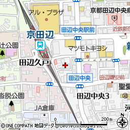 京田辺市商工会周辺の地図