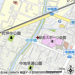 兵庫県姫路市中地465周辺の地図