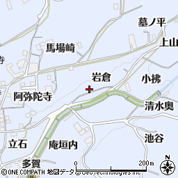 京都府綴喜郡井手町多賀岩倉10周辺の地図