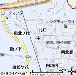 京都府綴喜郡井手町多賀北口12-1周辺の地図