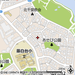 大阪府吹田市藤白台2丁目23周辺の地図